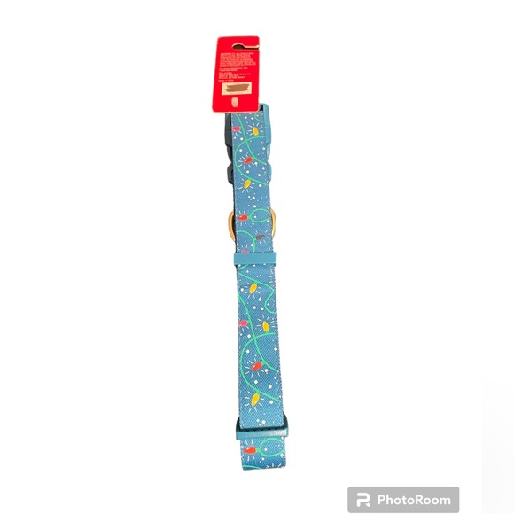 BNWT Christmas Lights Dog Collar - Picture 2 of 3